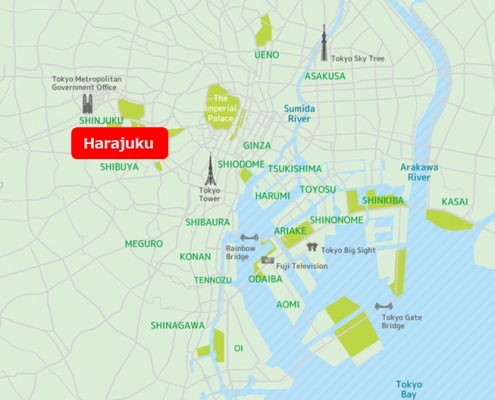 Harajuku Map