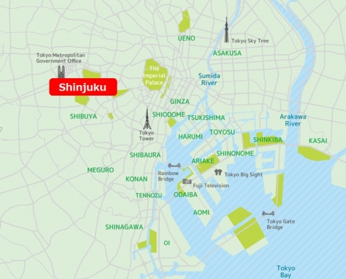 Shinjuku Map