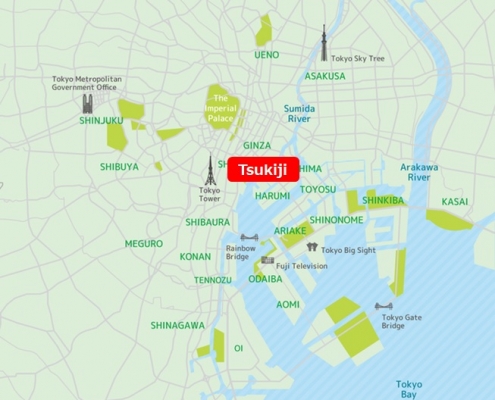 Tsukiji Map