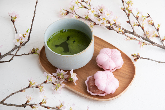 Wagashi and Green Tea